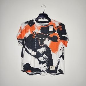 Under Armour × Project Rock Print Short Sleeve Gym Rat T Shirt | Women's: Small